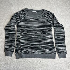Women's Trina Turk Small Long Sleeve Striped Pullover Sweater